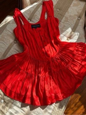 Vanessa Mooney Elisabeth Romper- red